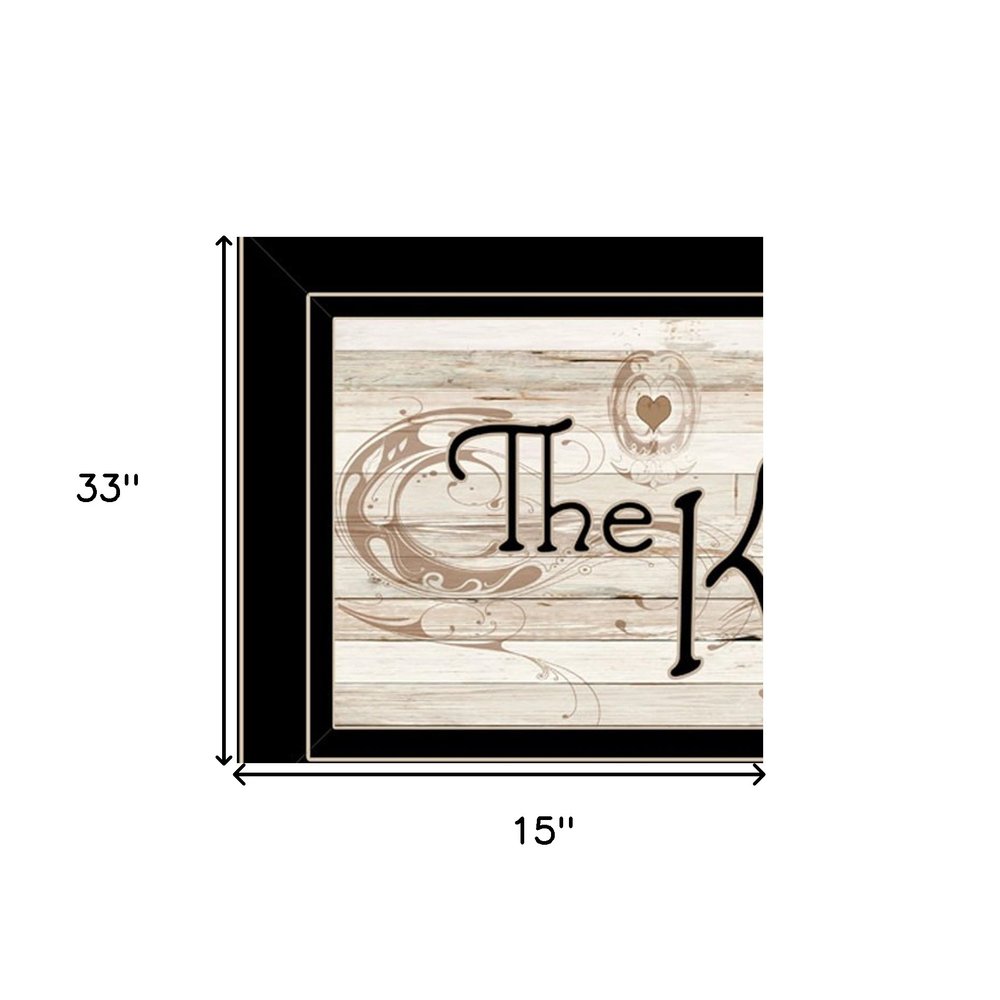 Set Of Three Kitchen Come In Black Framed Print Kitchen Wall Art HomeRoots