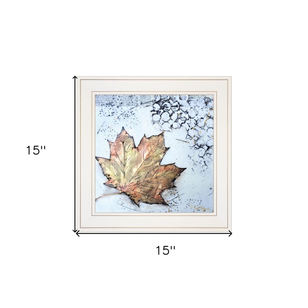 Channeling Fall 1 White Framed Print Wall Art HomeRoots
