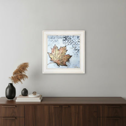 Channeling Fall 1 White Framed Print Wall Art HomeRoots