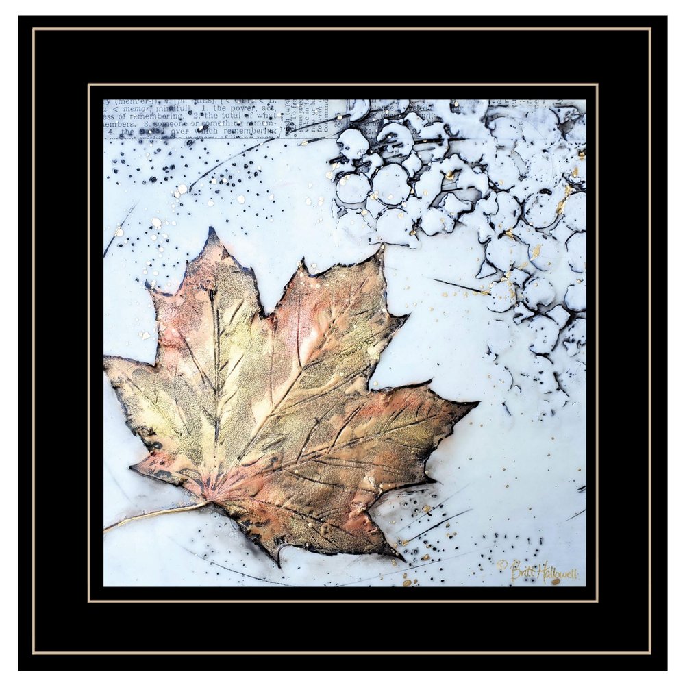 Channeling Fall 1 Black Framed Print Wall Art HomeRoots