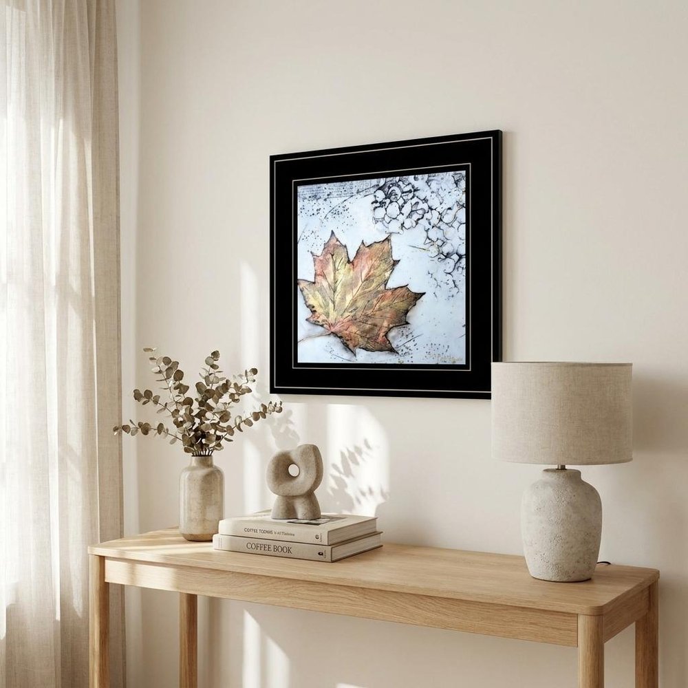 Channeling Fall 1 Black Framed Print Wall Art HomeRoots