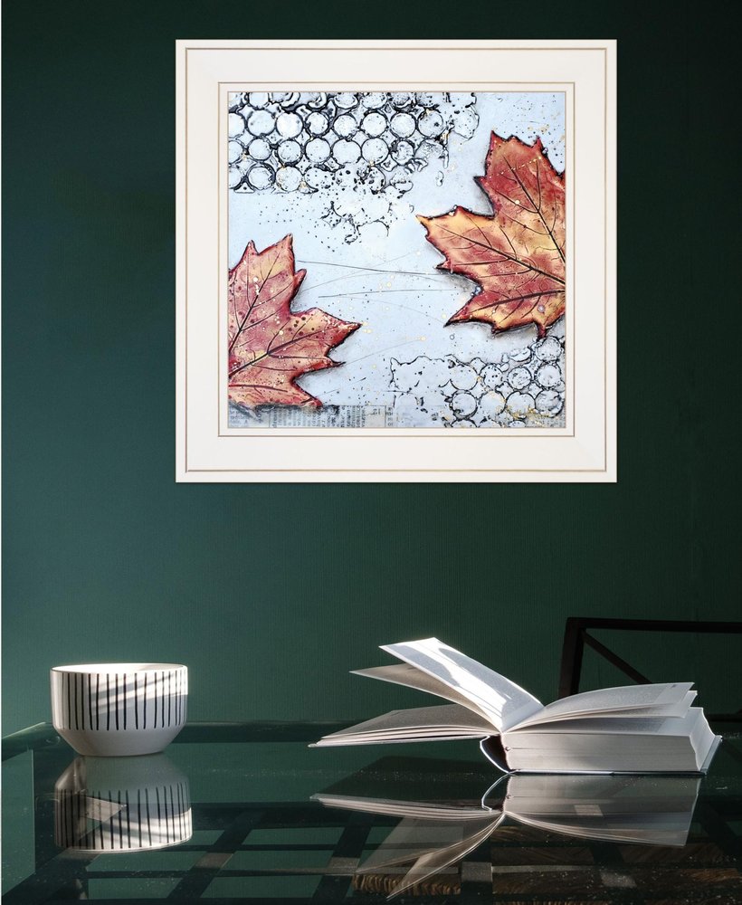 Channeling Fall 3 White Framed Print Wall Art HomeRoots
