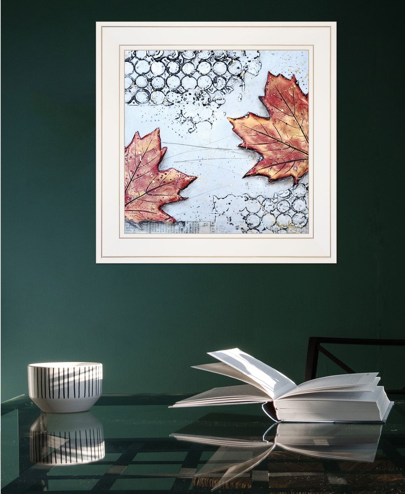 Channeling Fall 3 White Framed Print Wall Art HomeRoots