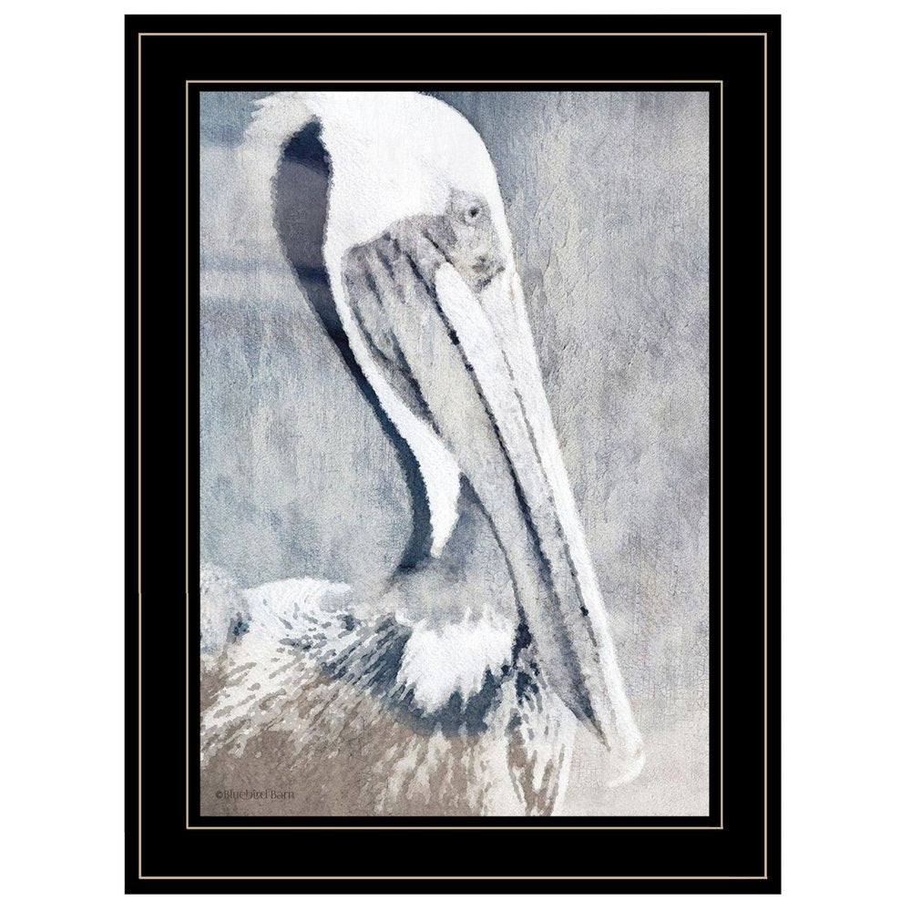 Pelican 2 Black Framed Print Kitchen Wall Art HomeRoots