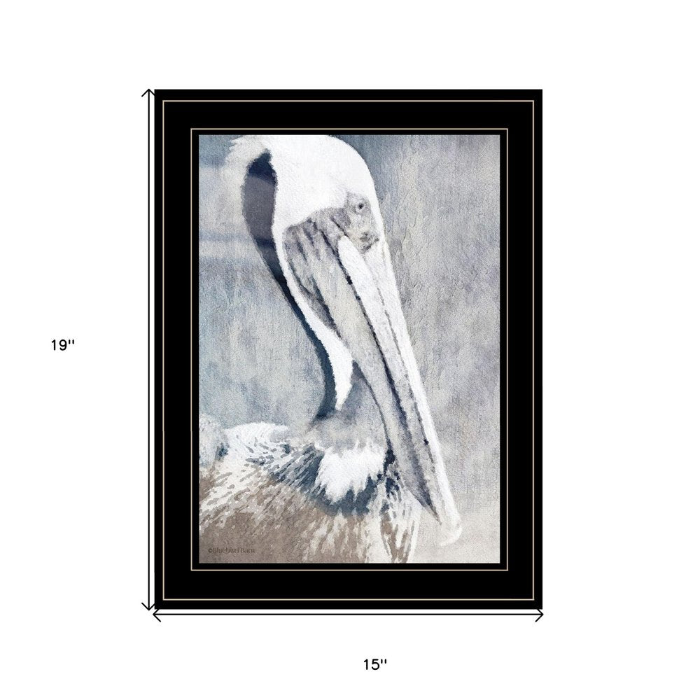 Pelican 2 Black Framed Print Kitchen Wall Art HomeRoots