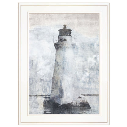 Lighthouse 1 White Framed Print Wall Art HomeRoots