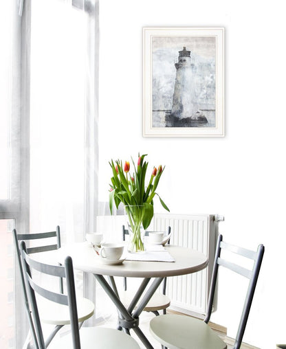 Lighthouse 1 White Framed Print Wall Art HomeRoots