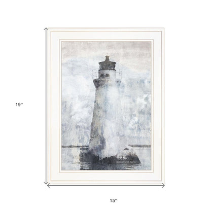 Lighthouse 1 White Framed Print Wall Art HomeRoots