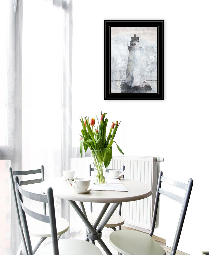 Lighthouse 2 Black Framed Print Wall Art HomeRoots