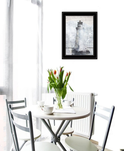 Lighthouse 2 Black Framed Print Wall Art HomeRoots