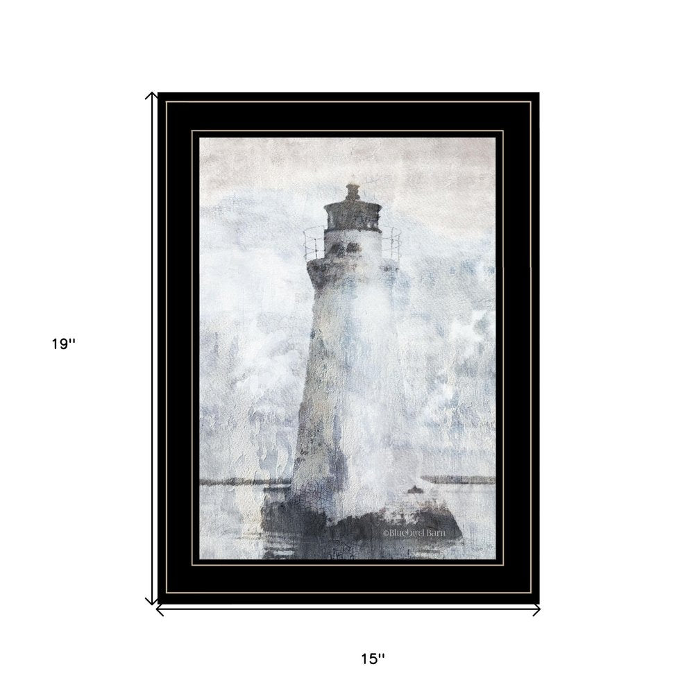 Lighthouse 2 Black Framed Print Wall Art HomeRoots