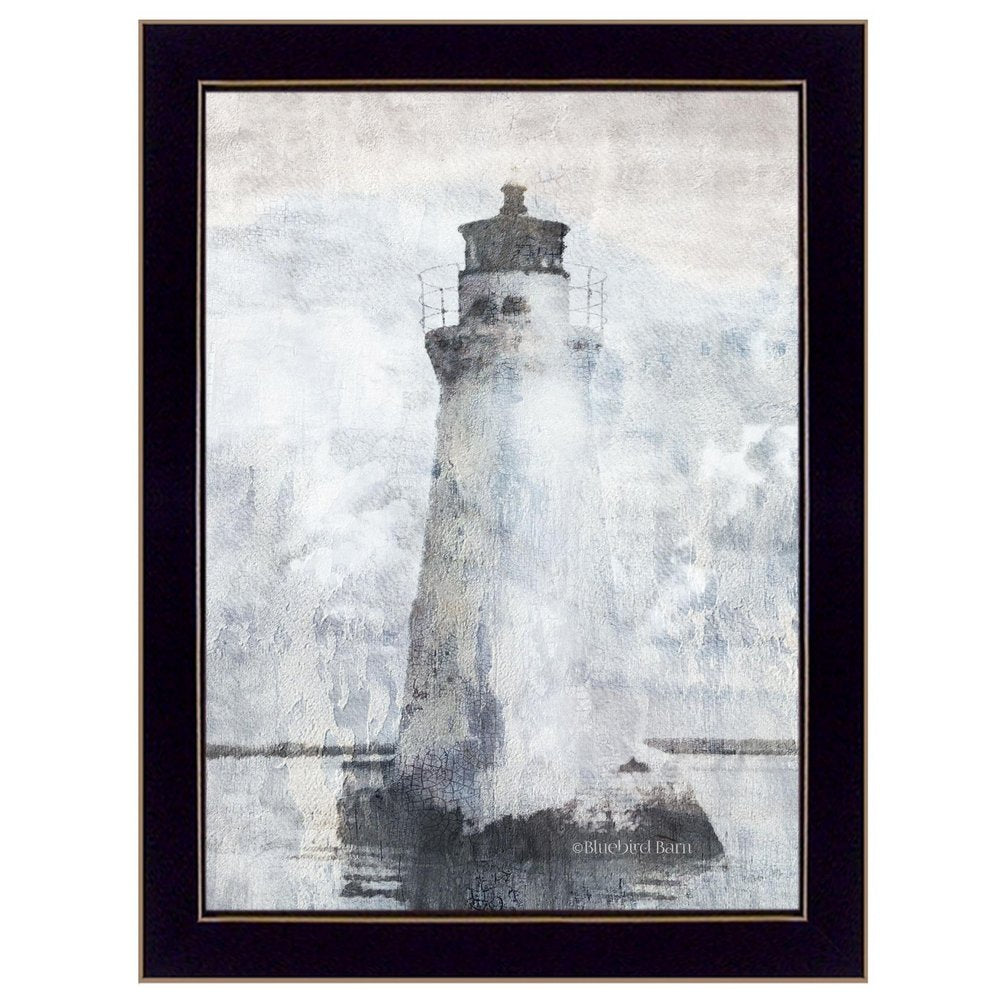 Lighthouse 3 Black Framed Print Wall Art HomeRoots