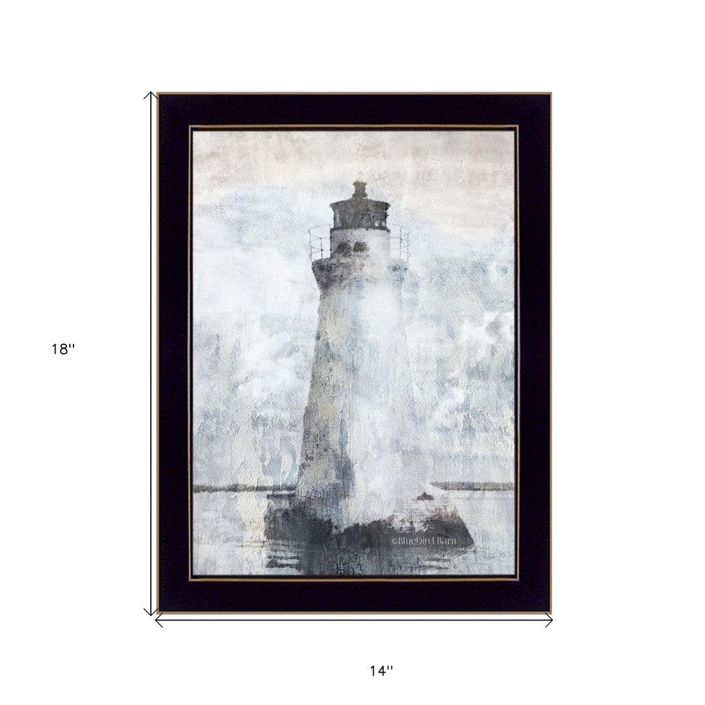 Lighthouse 3 Black Framed Print Wall Art HomeRoots
