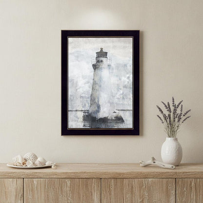 Lighthouse 3 Black Framed Print Wall Art HomeRoots