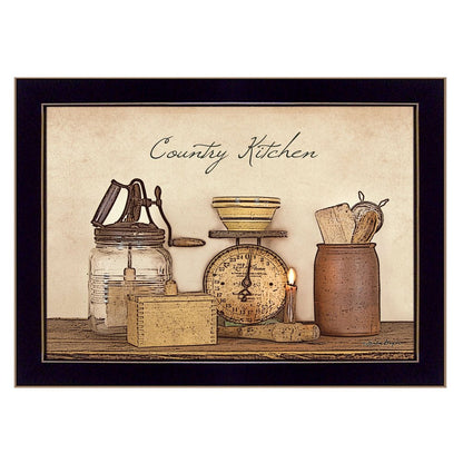 Country Kitchen Black Framed Print Kitchen Wall Art HomeRoots