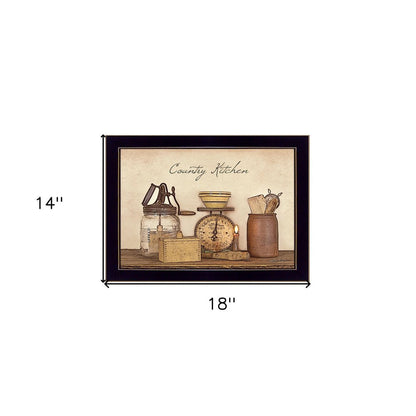 Country Kitchen Black Framed Print Kitchen Wall Art HomeRoots