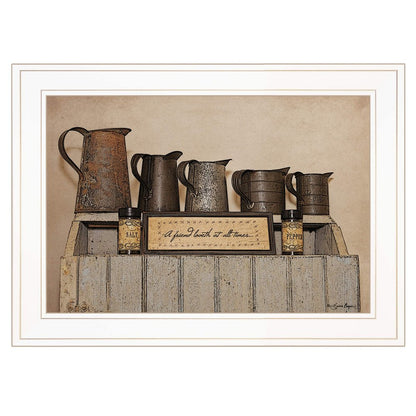 A Friend Loveth at All Time 2 White Framed Print Wall Art HomeRoots