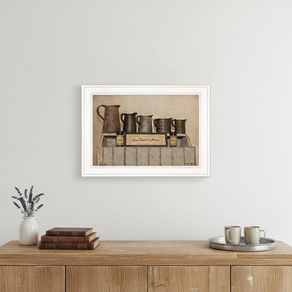 A Friend Loveth at All Time 2 White Framed Print Wall Art HomeRoots