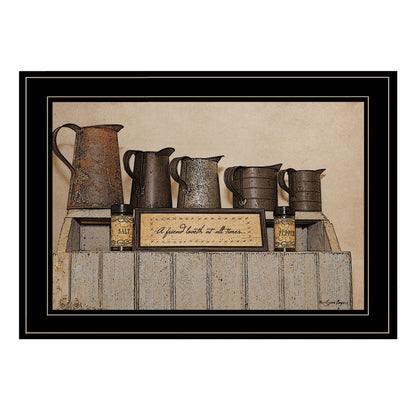 A Friend Loveth at All Time 3 Black Framed Print Wall Art HomeRoots