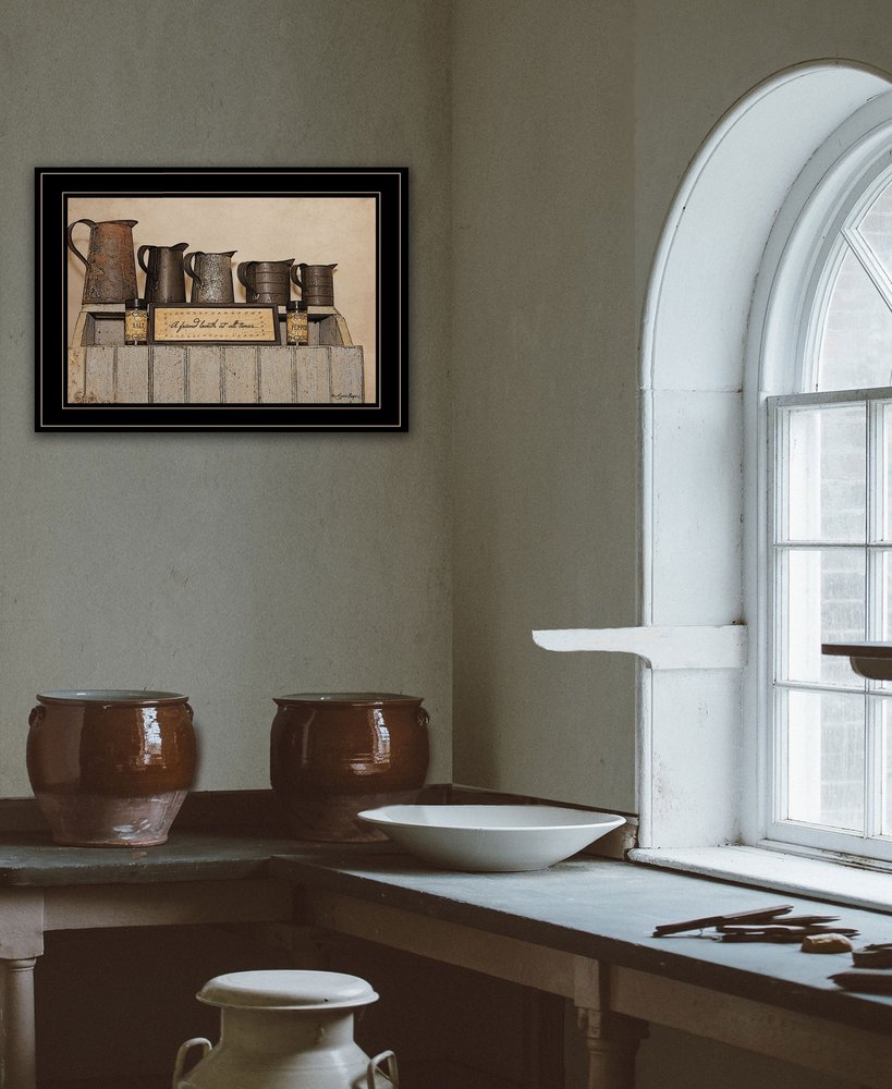 A Friend Loveth at All Time 3 Black Framed Print Wall Art HomeRoots