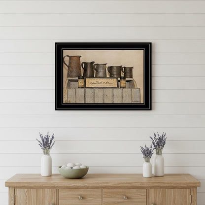 A Friend Loveth at All Time 3 Black Framed Print Wall Art HomeRoots