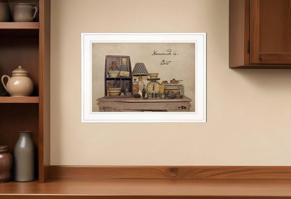 Homemade is Best White Framed Print Kitchen Wall Art HomeRoots