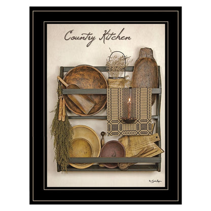 Country Kitchen 13 Black Framed Print Kitchen Wall Art HomeRoots