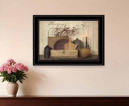 Count your Blessing 2 Black Framed Print Wall Art HomeRoots