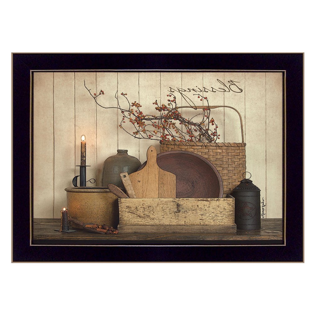 Count your Blessing 3 Black Framed Print Wall Art HomeRoots