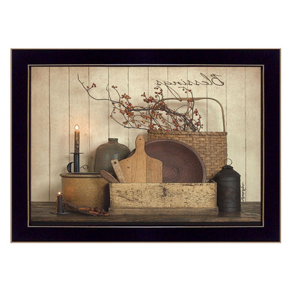Count your Blessing 3 Black Framed Print Wall Art HomeRoots