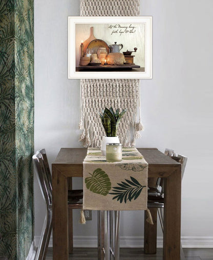 Faith Hope and Love 1 White Framed Print Kitchen Wall Art HomeRoots