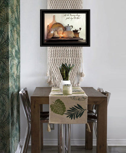 Faith Hope and Love 2 Black Framed Print Kitchen Wall Art HomeRoots