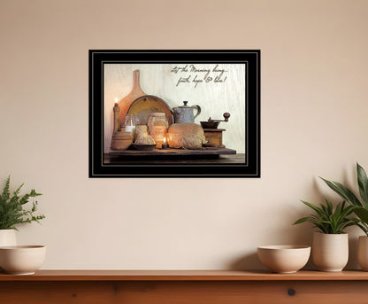 Faith Hope and Love 2 Black Framed Print Kitchen Wall Art HomeRoots