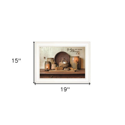 By Grace 2 White Framed Print Kitchen Wall Art HomeRoots