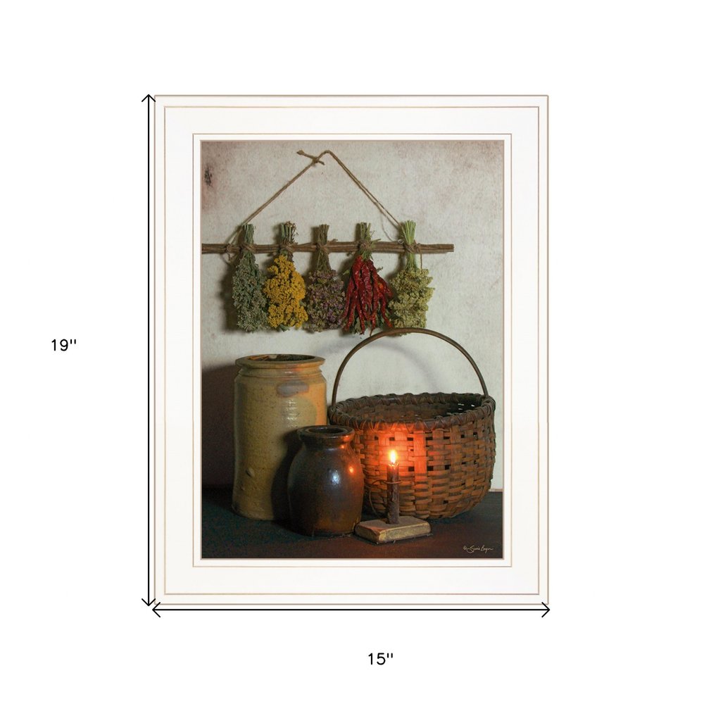 Dried Flower White Framed Print Wall Art HomeRoots