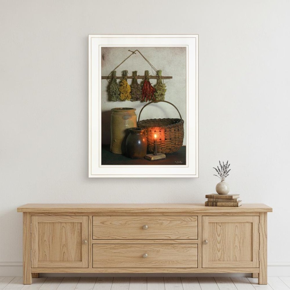 Dried Flower White Framed Print Wall Art HomeRoots