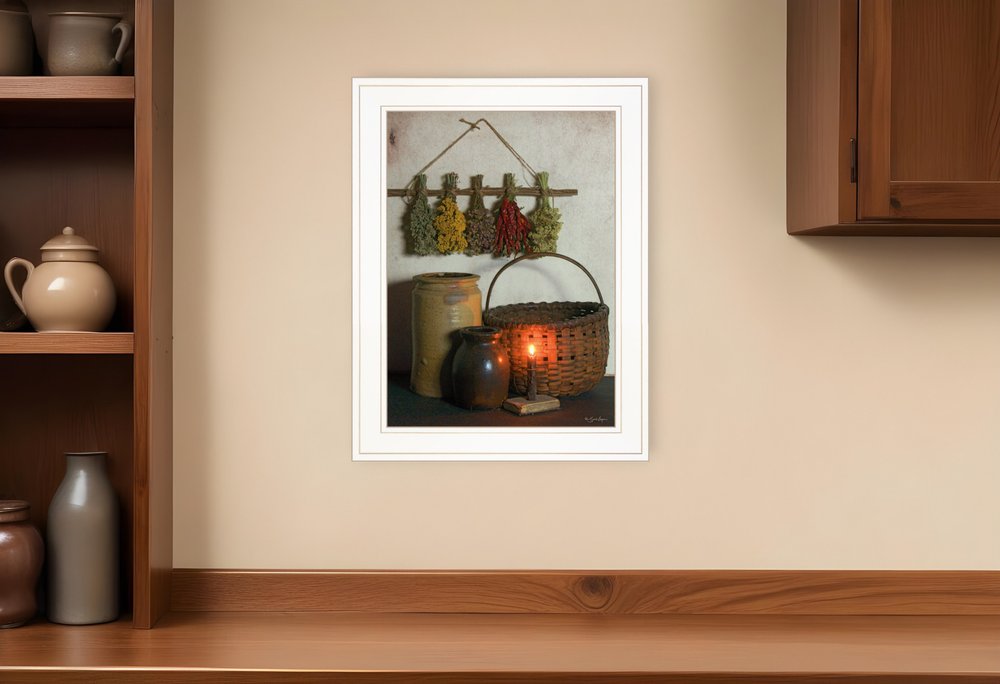 Dried Flower White Framed Print Wall Art HomeRoots