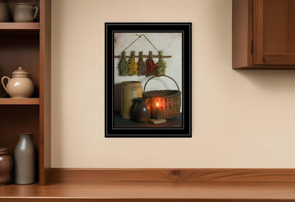 Dried Flower 1 Black Framed Print Wall Art HomeRoots