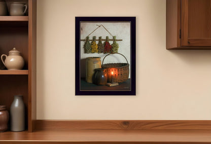 Dried Flower 2 Black Framed Print Wall Art HomeRoots
