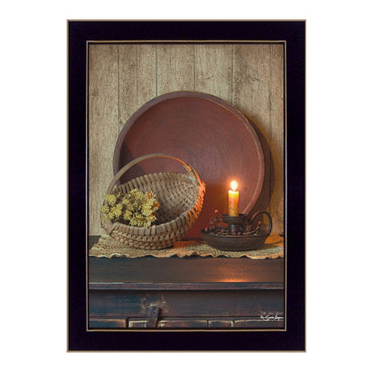 The Red Bowl 2 Black Framed Print Wall Art HomeRoots