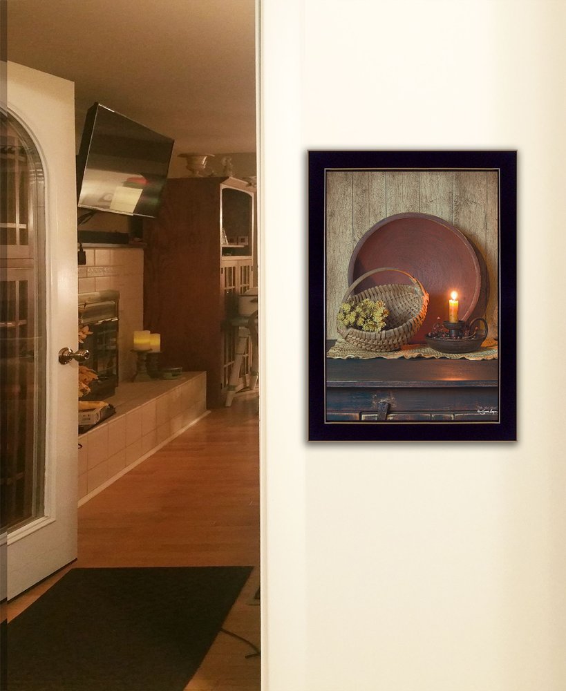 The Red Bowl 2 Black Framed Print Wall Art HomeRoots