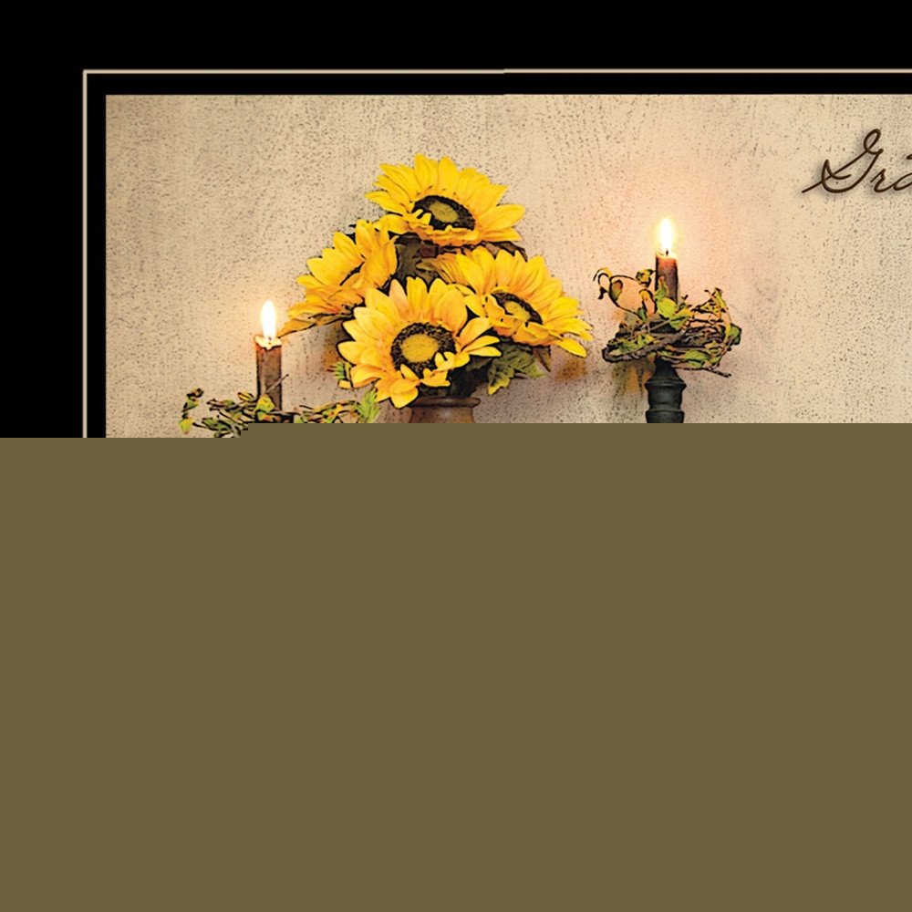 Grateful Thankful Blessing 2 Black Framed Print Wall Art HomeRoots