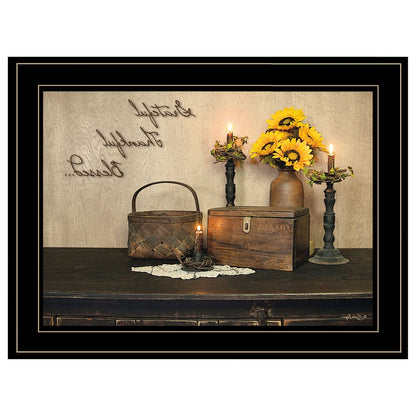 Grateful Thankful Blessing 2 Black Framed Print Wall Art HomeRoots