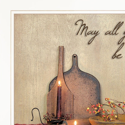 May All Your Days be Blessed Collection White Framed Print Wall Art HomeRoots