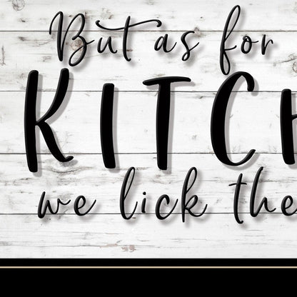 We lick the Spoon 2 Black Framed Print Kitchen Wall Art HomeRoots