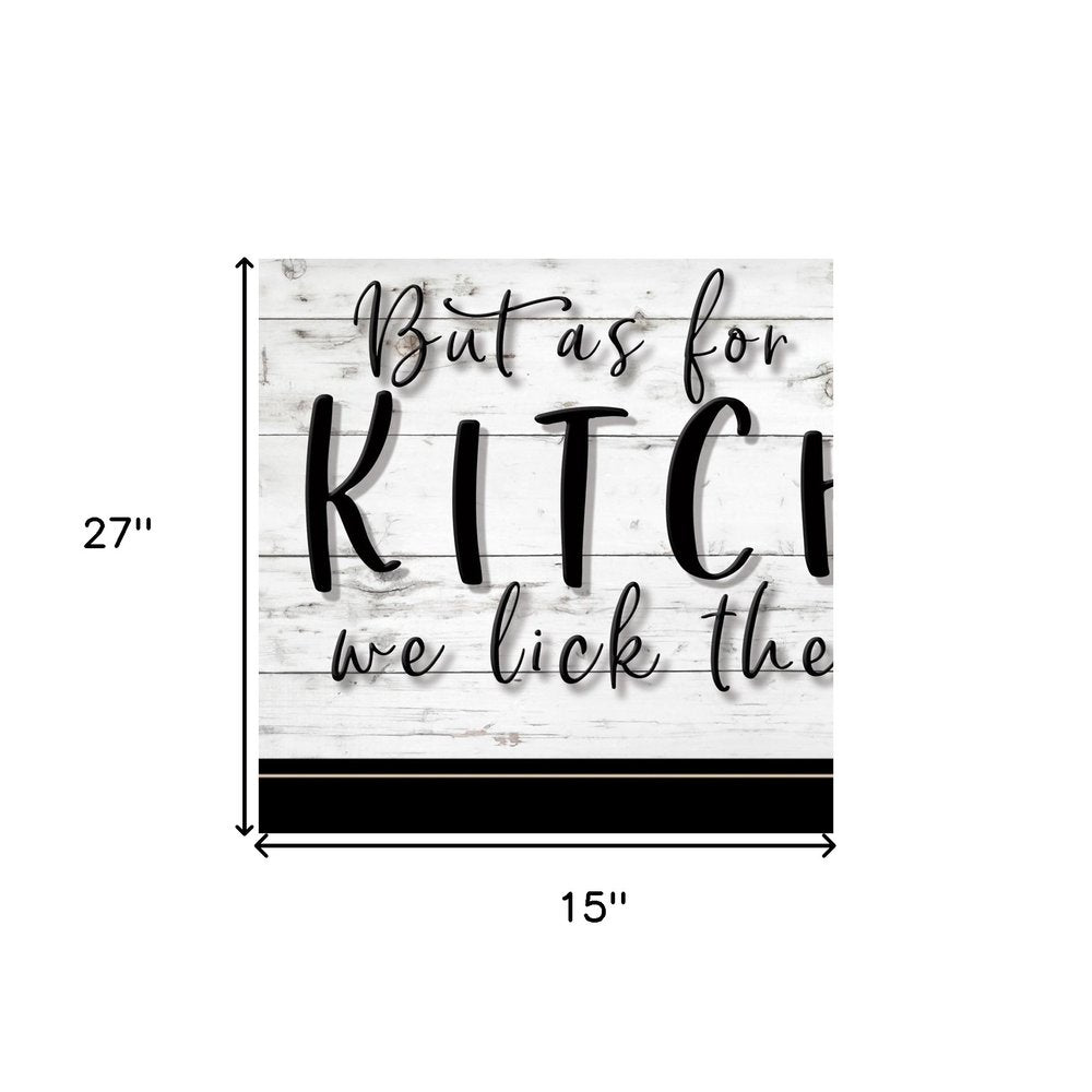 We lick the Spoon 2 Black Framed Print Kitchen Wall Art HomeRoots