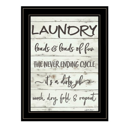 Laundry 2 Black Framed Print Bathroom Wall Art HomeRoots