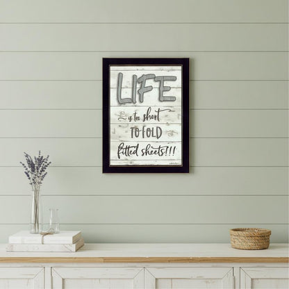 Life is too Short 3 Black Framed Print Wall Art HomeRoots
