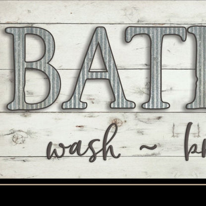 Bath Rules 2 Black Framed Print Bathroom Wall Art HomeRoots