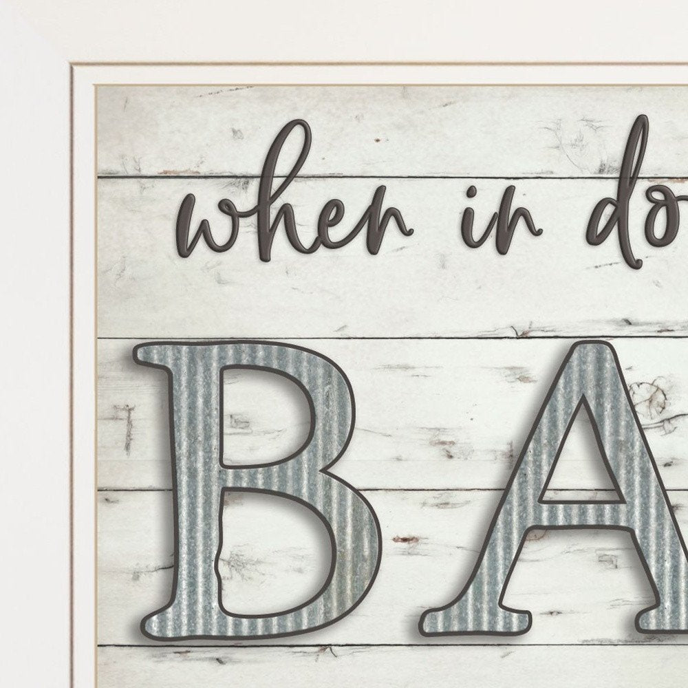 When in Doubt Take a Bath 2 White Framed Print Bathroom Wall Art HomeRoots